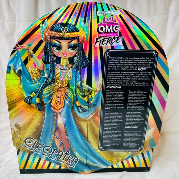 LOL Surprise! Limited Edition OMG Fierce Cleopatra Collector Edition Doll *NEW* - Picture 4 of 13